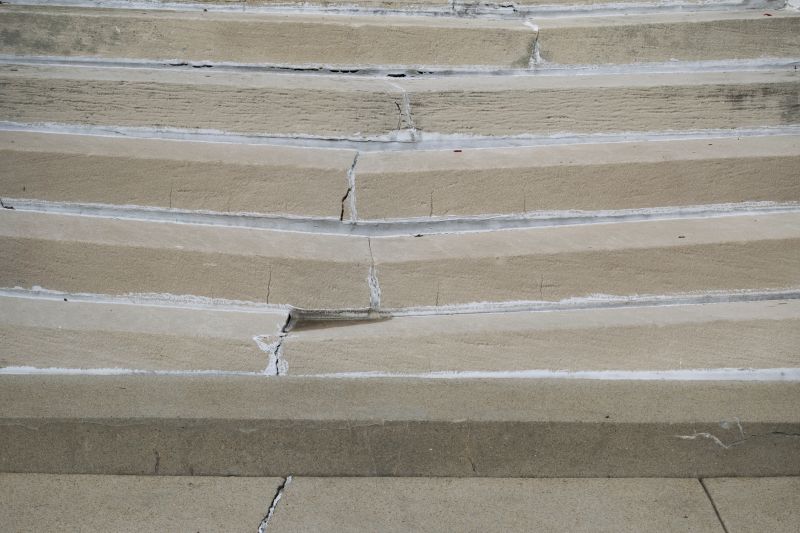 Cracked Concrete Steps