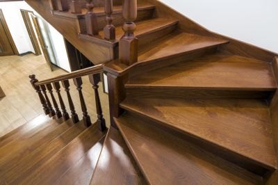 Completed Wooden Staircase
